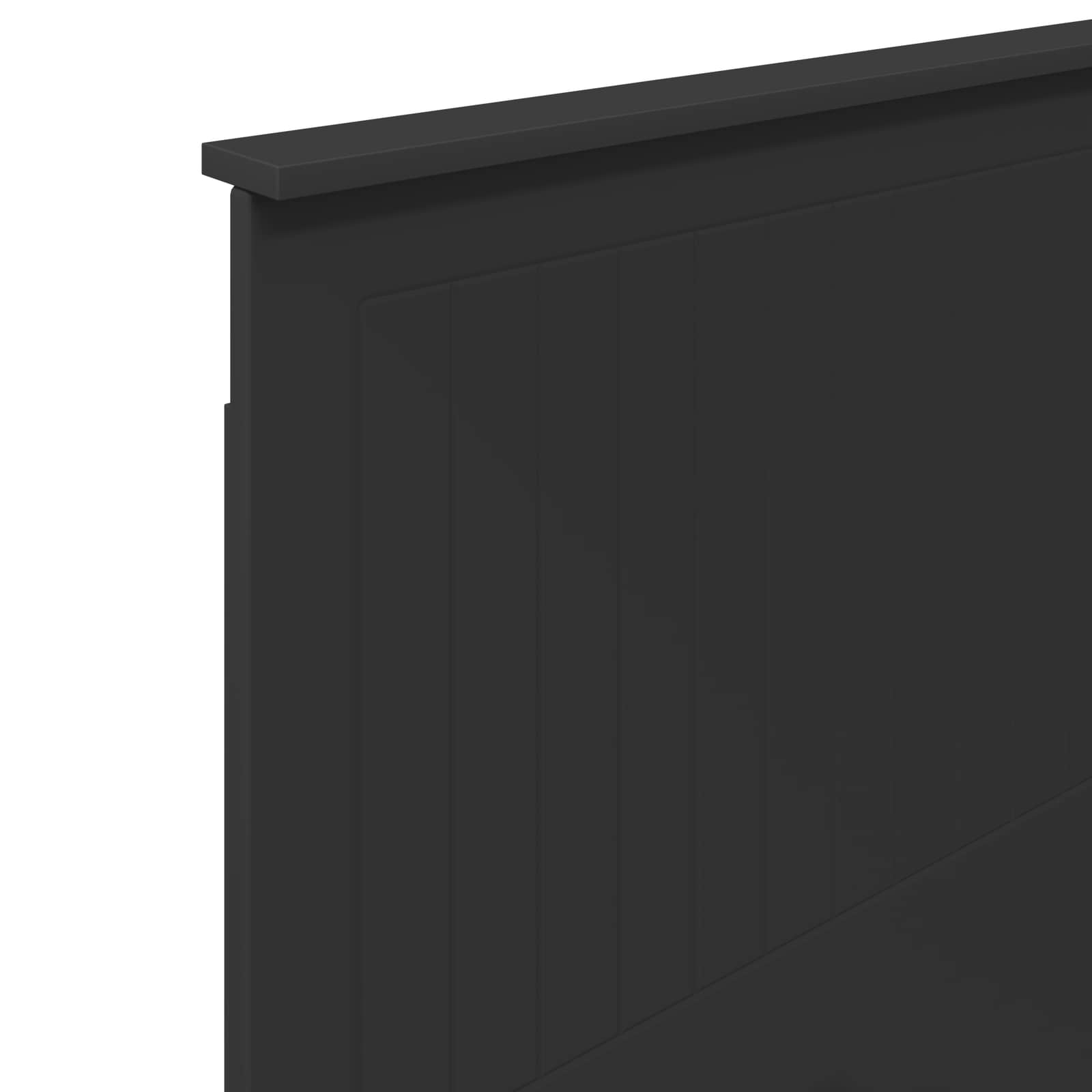 Hoofdbord Zwart Eiken Bewerkt hout is nu te koop bij PeponiXL, paradijselijk wonen!