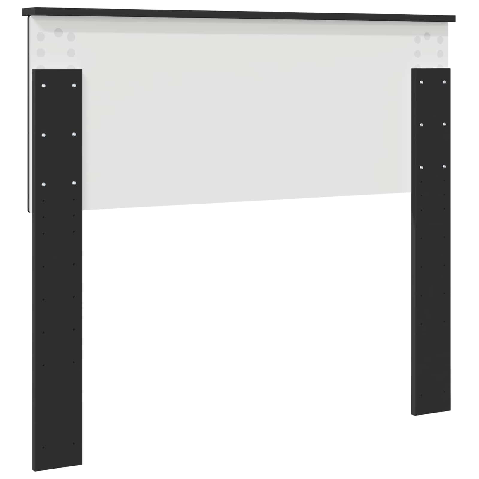Hoofdbord Zwart Eiken Bewerkt hout is nu te koop bij PeponiXL, paradijselijk wonen!