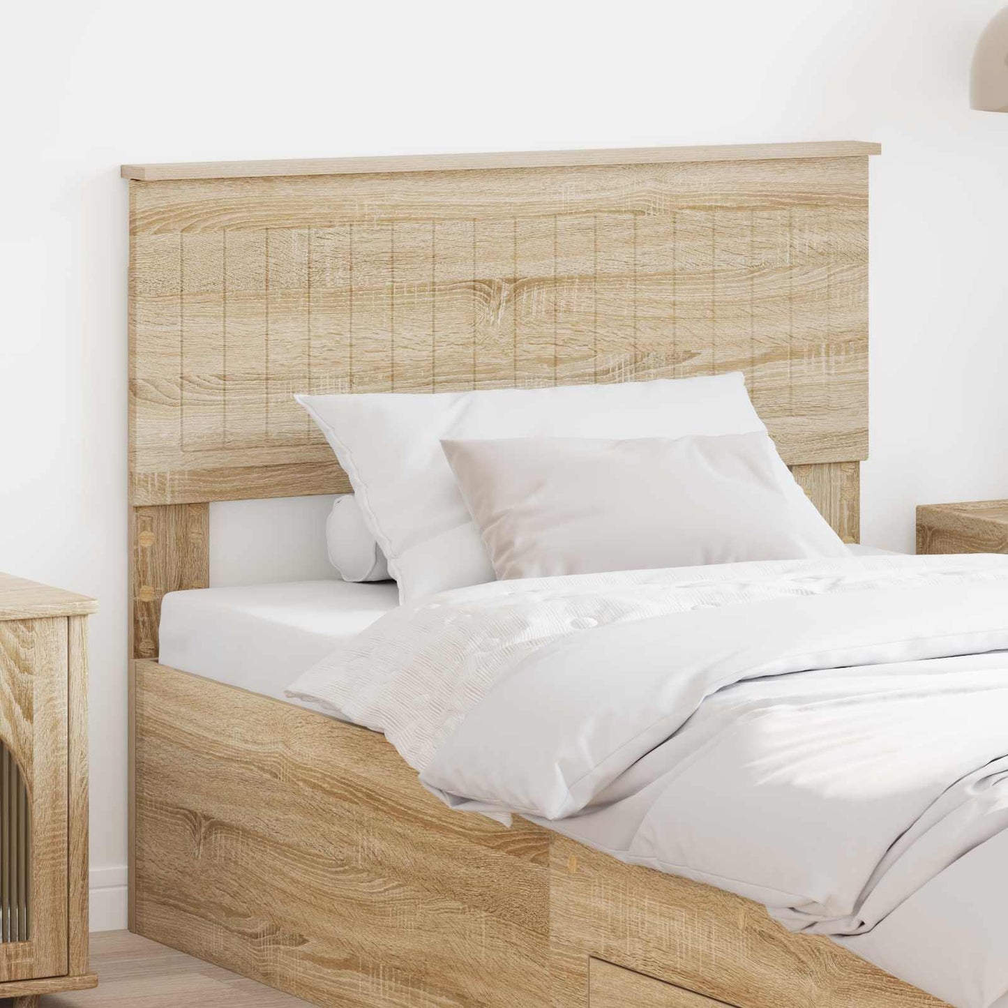 Hoofdbord Sonoma Eiken Bewerkt hout is nu te koop bij PeponiXL, paradijselijk wonen!
