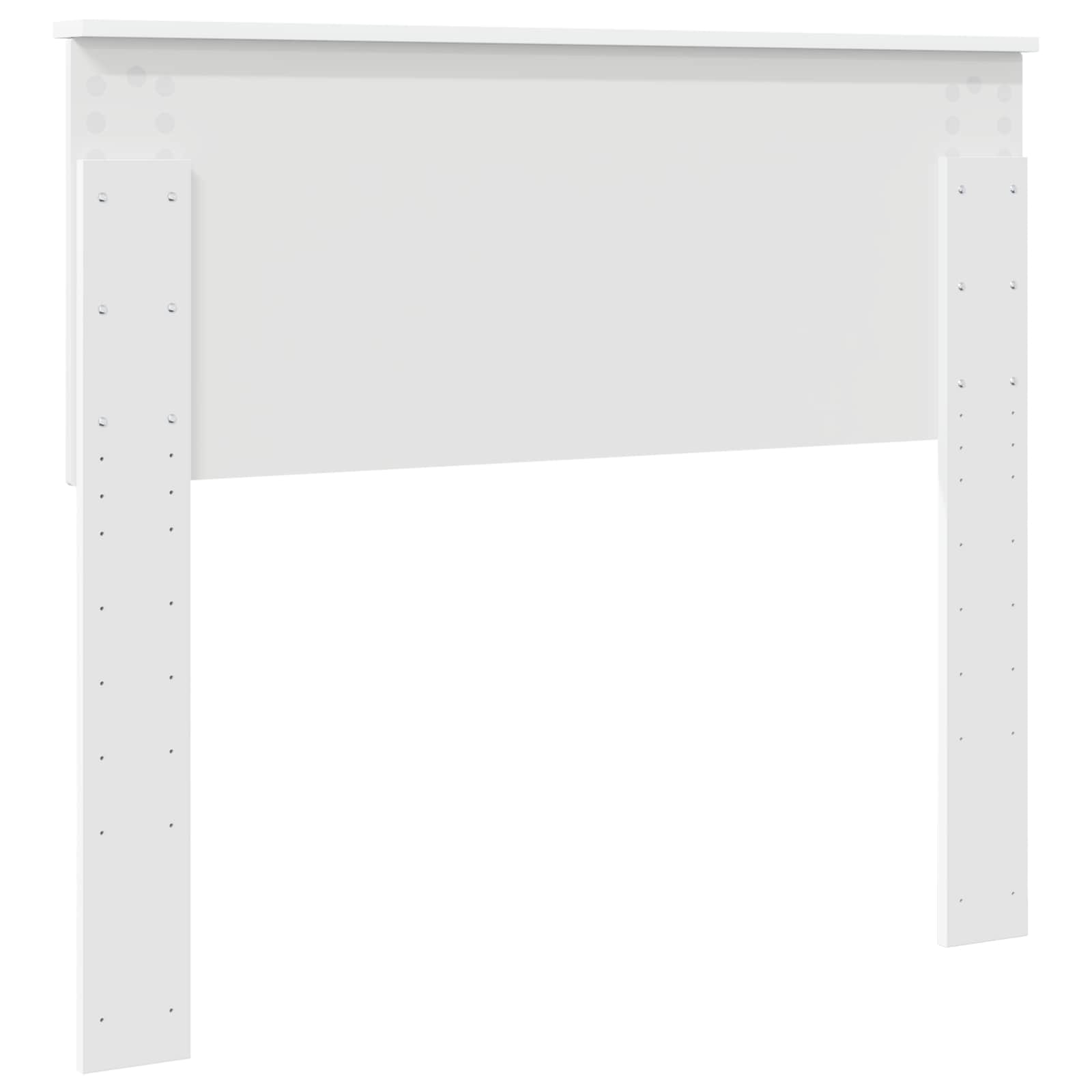 Hoofdbord Glanzend Wit Bewerkt hout is nu te koop bij PeponiXL, paradijselijk wonen!