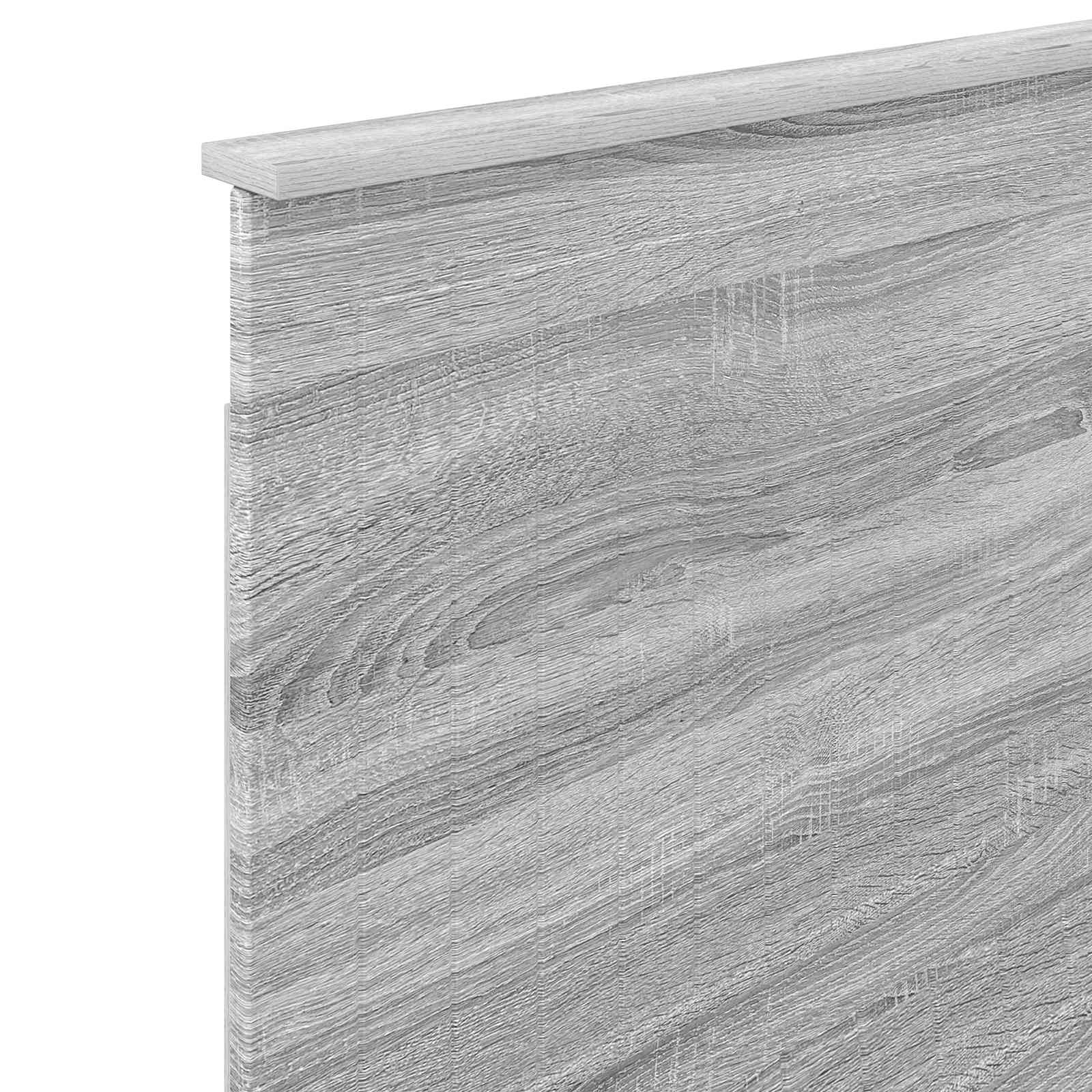 Hoofdbord Grijs Sonoma Bewerkt hout is nu te koop bij PeponiXL, paradijselijk wonen!