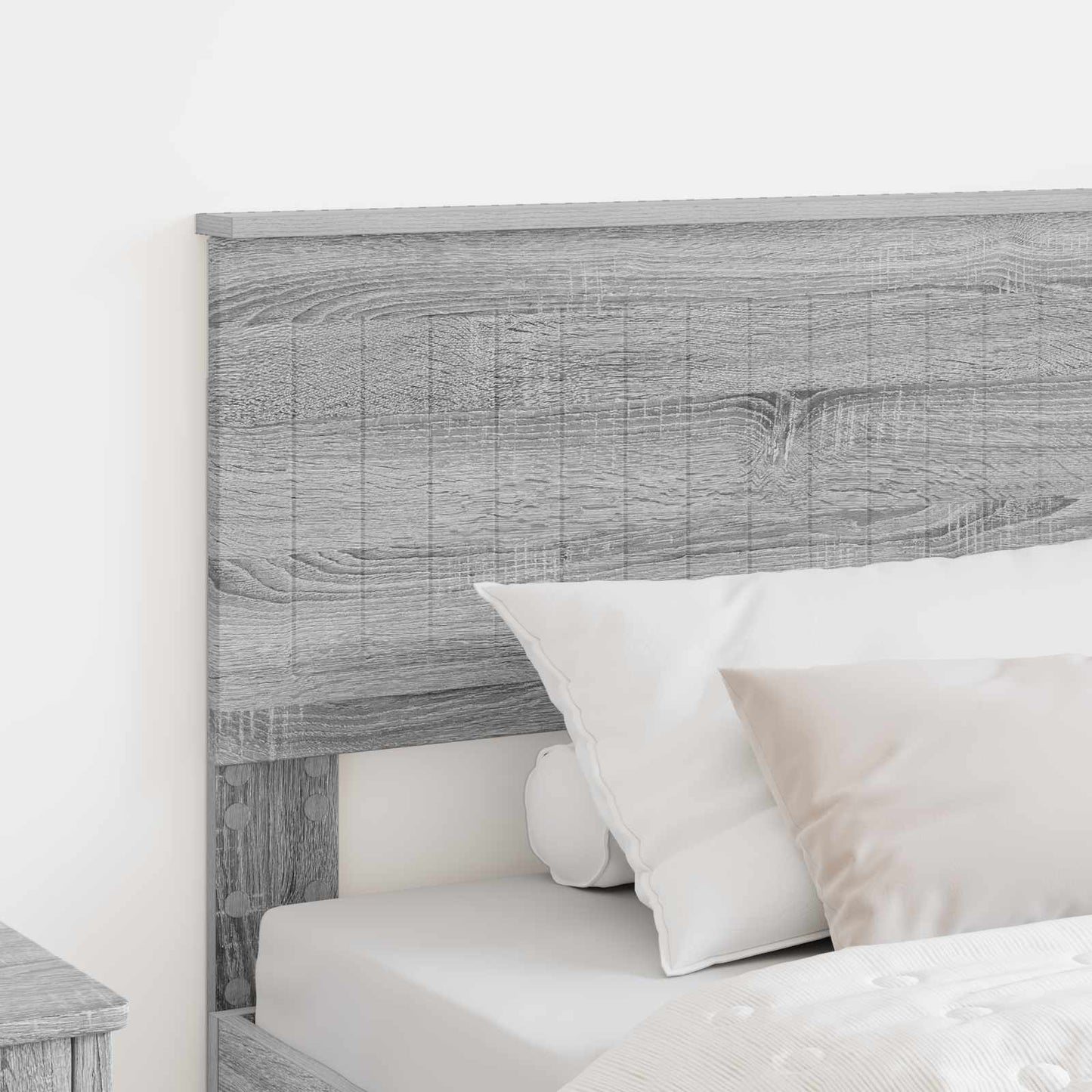 Hoofdbord Grijs Sonoma Bewerkt hout is nu te koop bij PeponiXL, paradijselijk wonen!