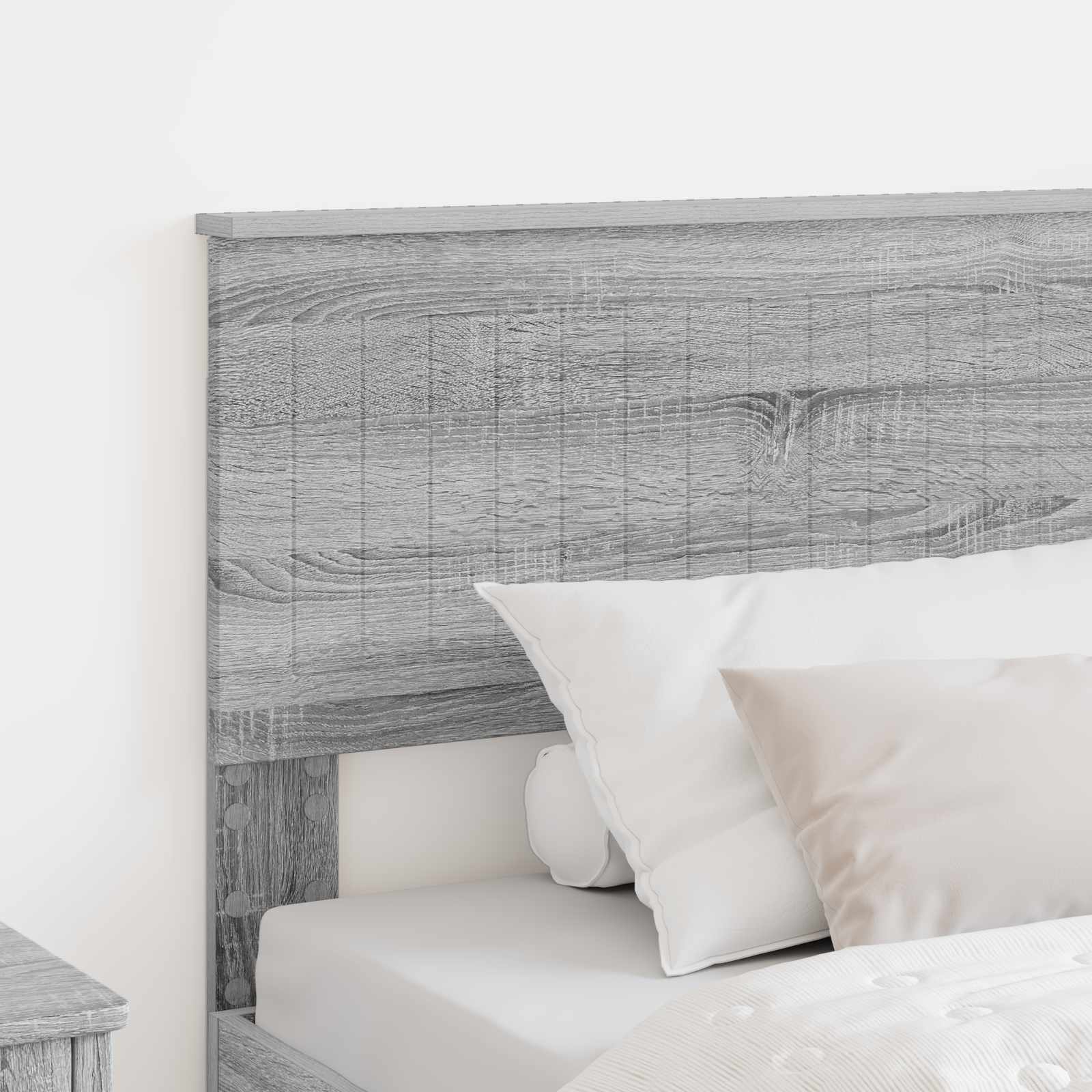 Hoofdbord Grijs Sonoma Bewerkt hout is nu te koop bij PeponiXL, paradijselijk wonen!