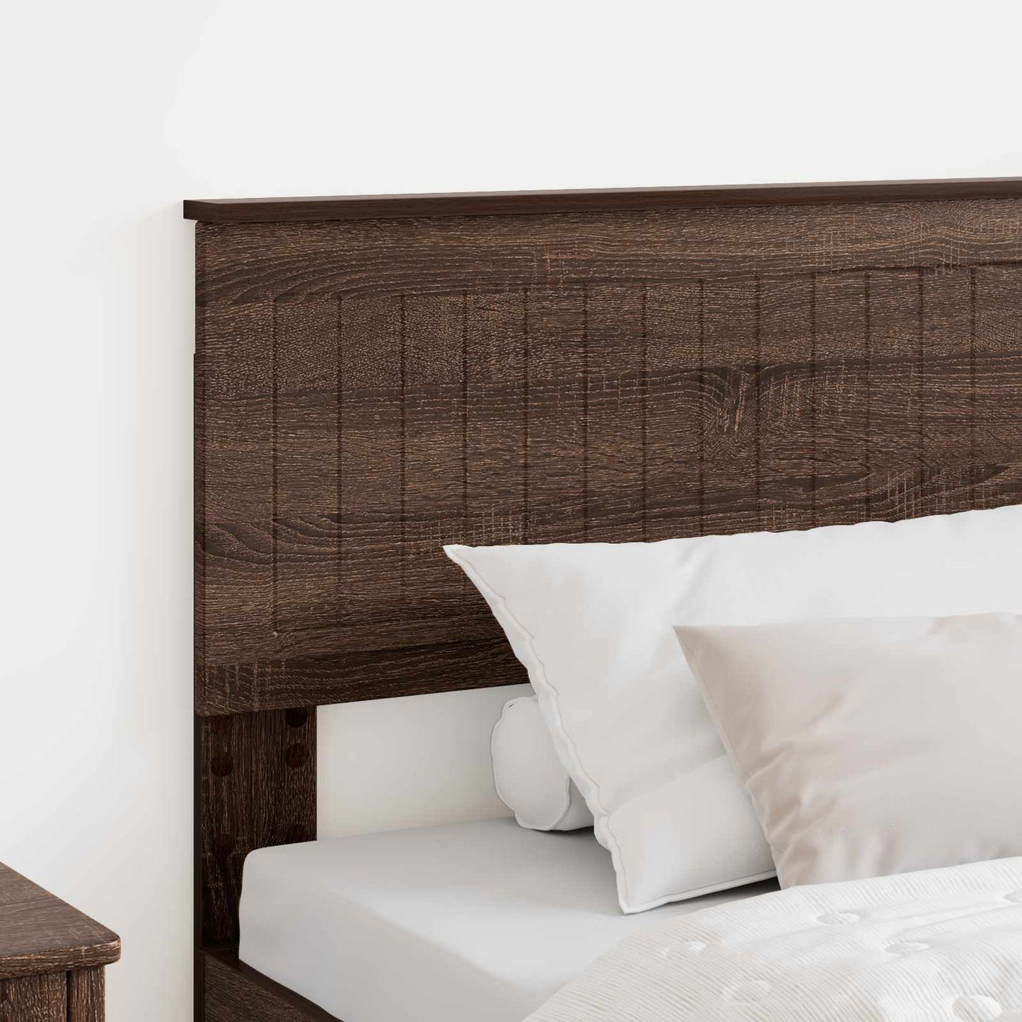 Hoofdbord Bruin Eiken Bewerkt hout is nu te koop bij PeponiXL, paradijselijk wonen!