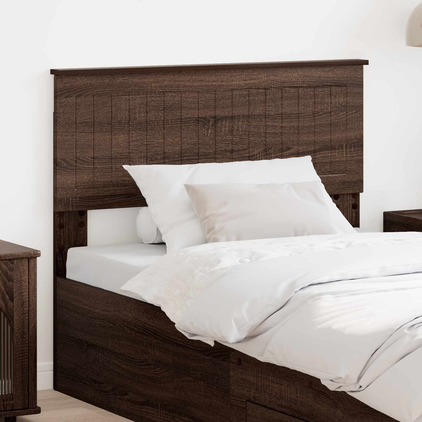 Hoofdbord Bruin Eiken Bewerkt hout is nu te koop bij PeponiXL, paradijselijk wonen!