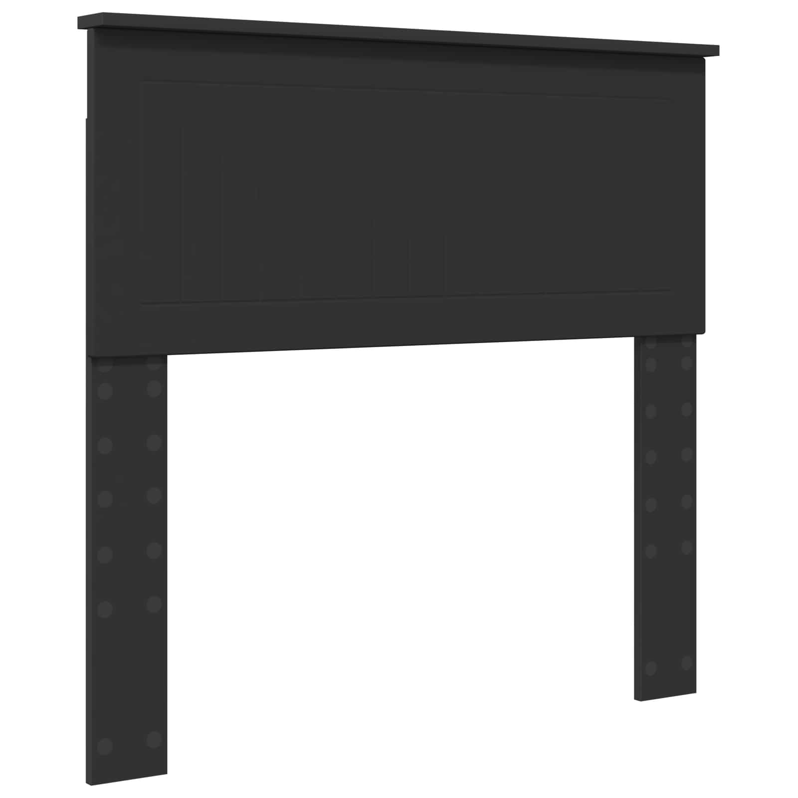 Hoofdbord Zwart Eiken Bewerkt hout is nu te koop bij PeponiXL, paradijselijk wonen!