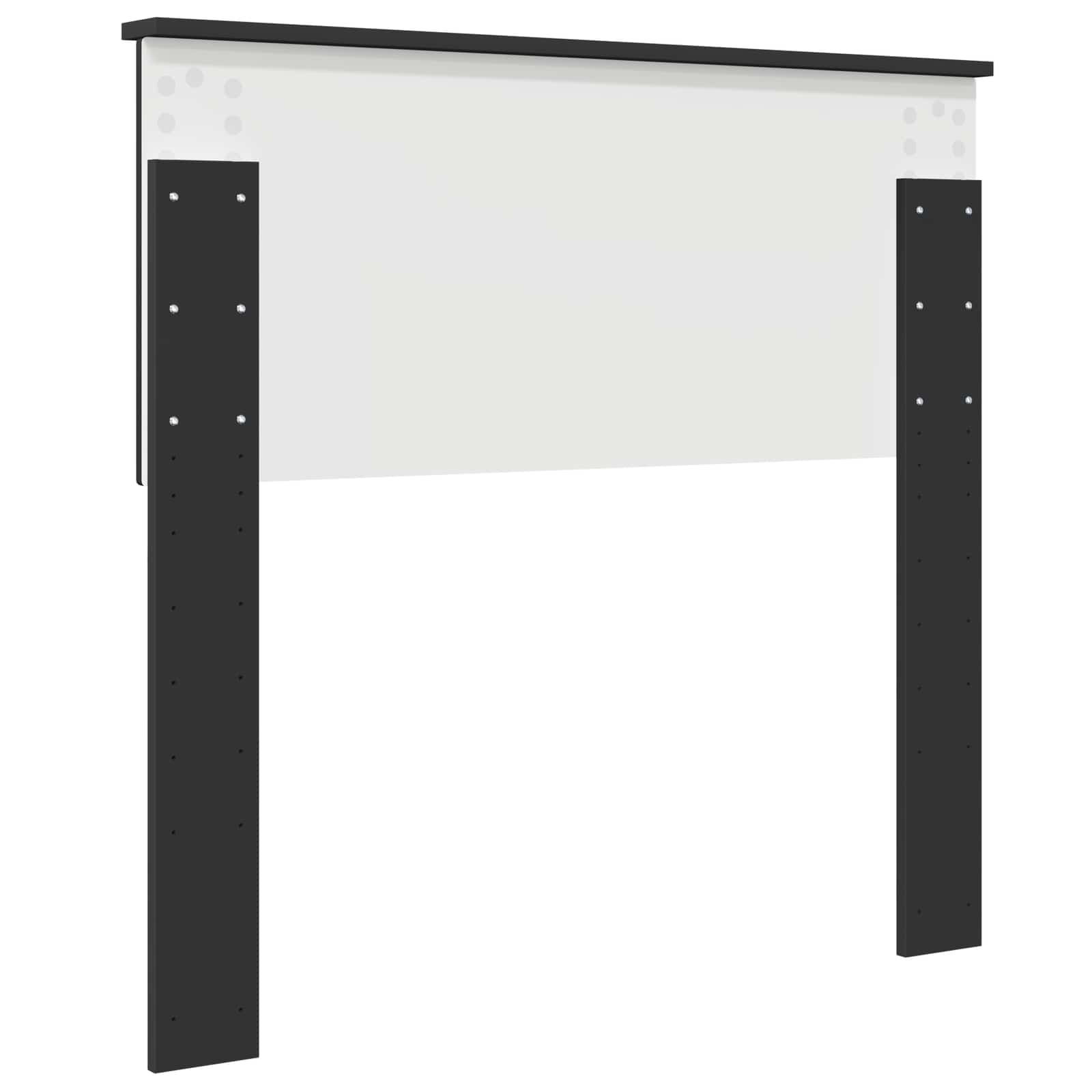 Hoofdbord Zwart Eiken Bewerkt hout is nu te koop bij PeponiXL, paradijselijk wonen!