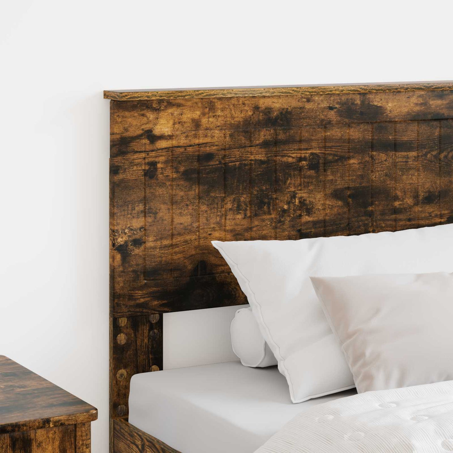 Hoofdbord Gerookt eiken Bewerkt hout is nu te koop bij PeponiXL, paradijselijk wonen!