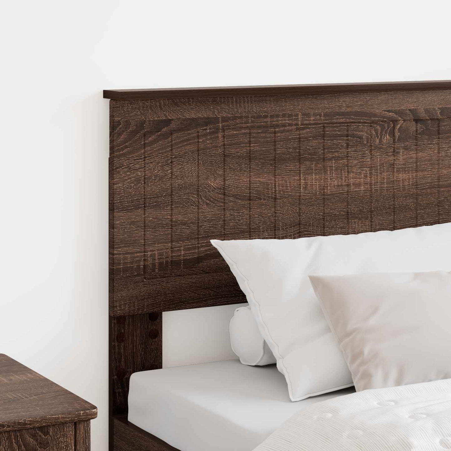 Hoofdbord Bruin Eiken Bewerkt hout is nu te koop bij PeponiXL, paradijselijk wonen!