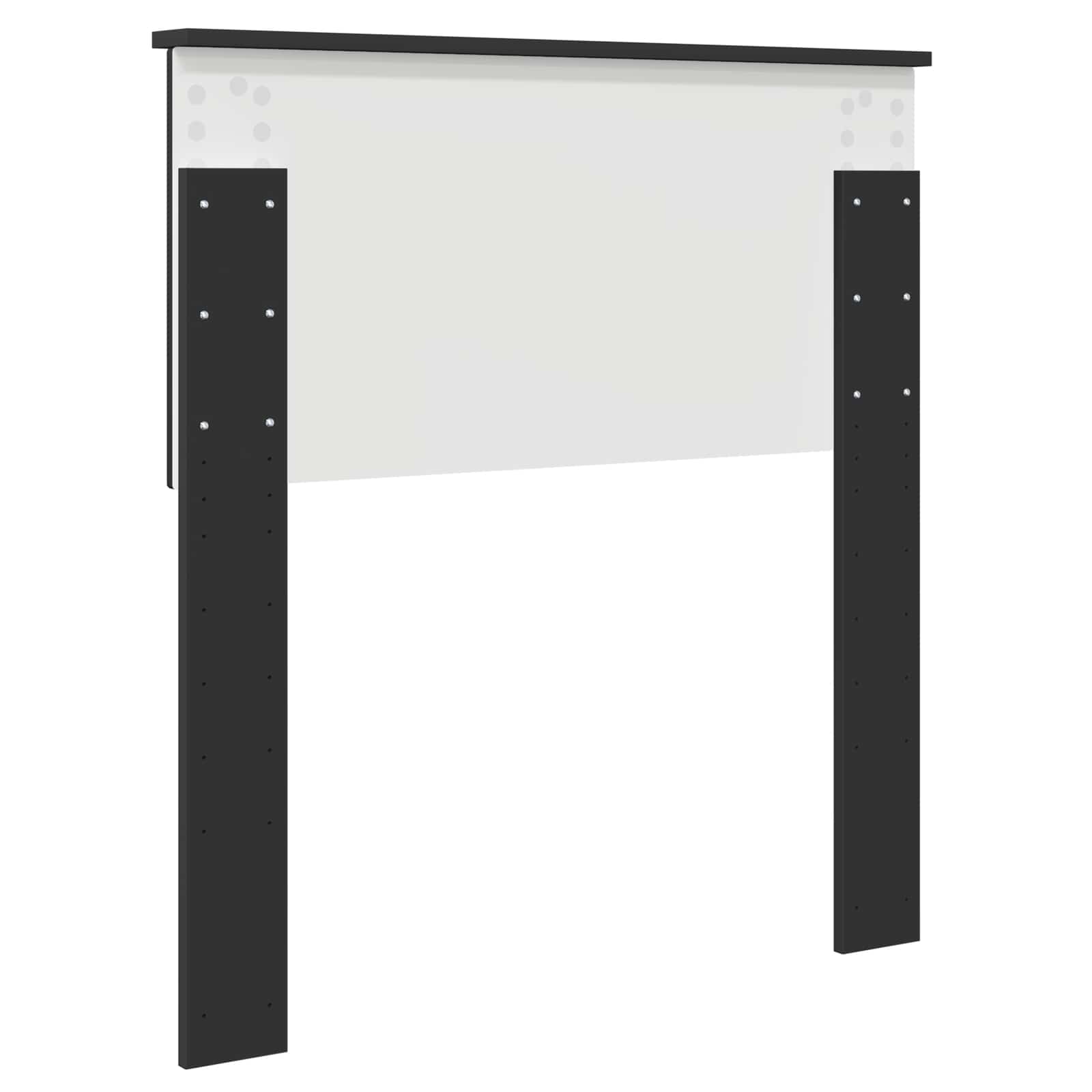 Hoofdbord Zwart Eiken Bewerkt hout is nu te koop bij PeponiXL, paradijselijk wonen!