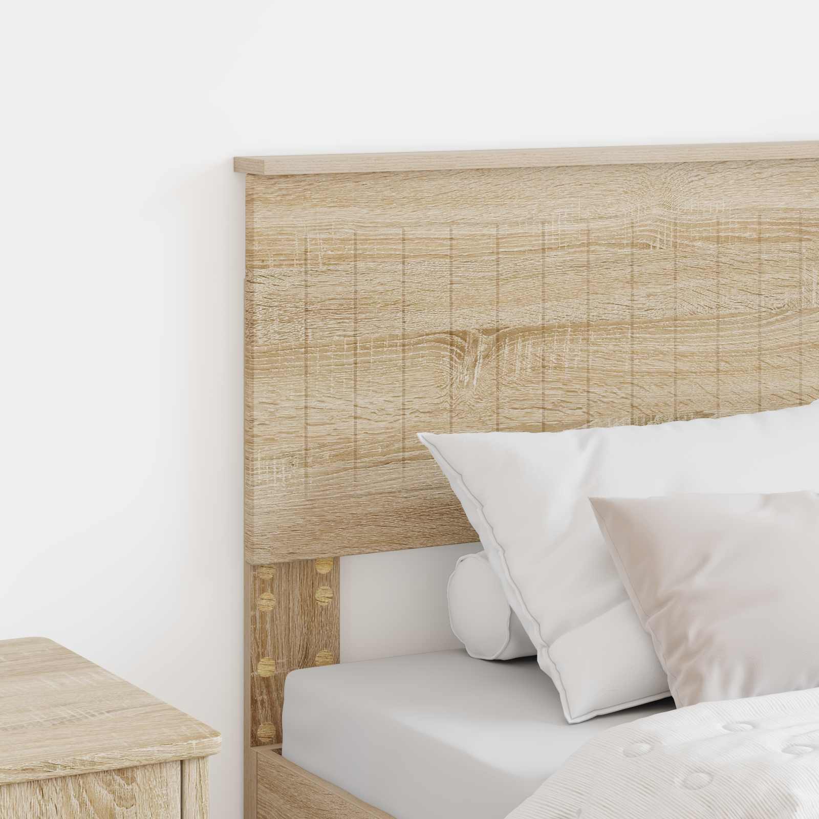 Hoofdbord Sonoma Eiken Bewerkt hout is nu te koop bij PeponiXL, paradijselijk wonen!