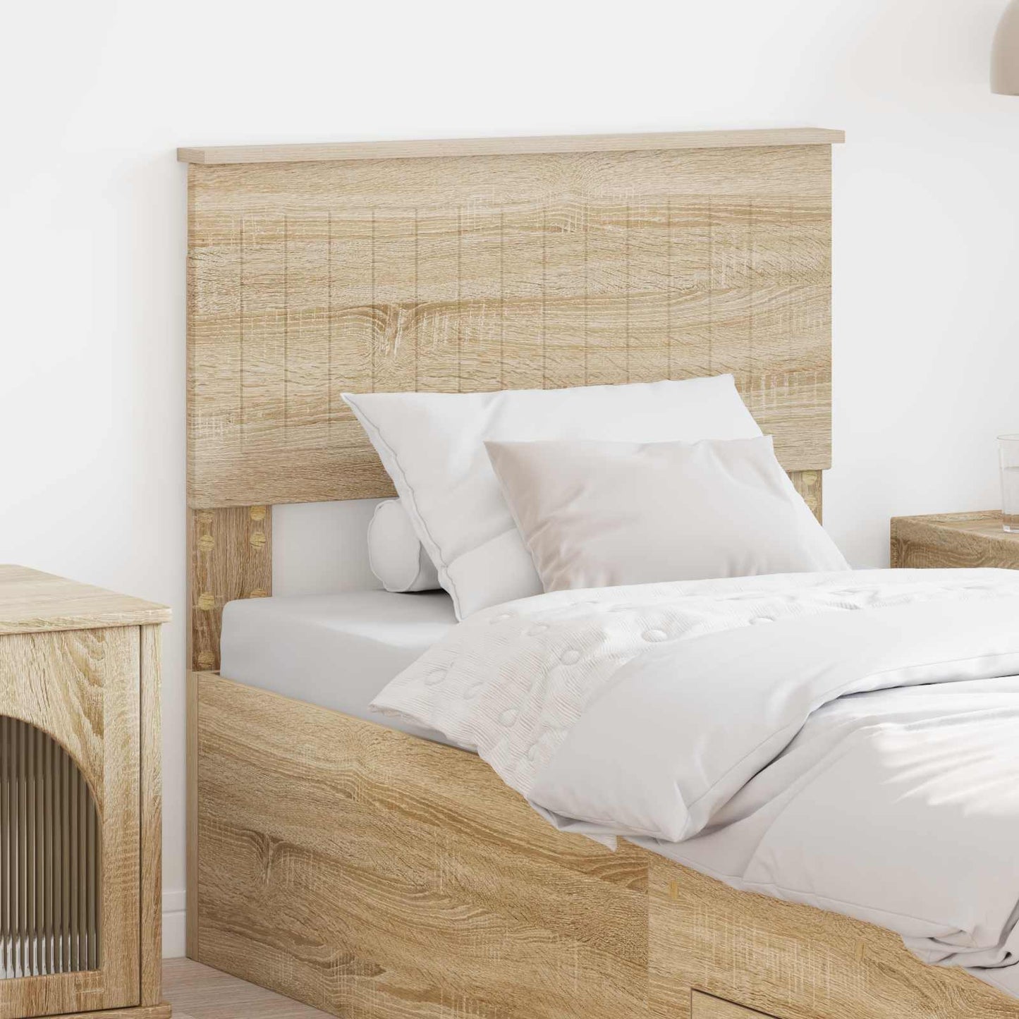 Hoofdbord Sonoma Eiken Bewerkt hout is nu te koop bij PeponiXL, paradijselijk wonen!