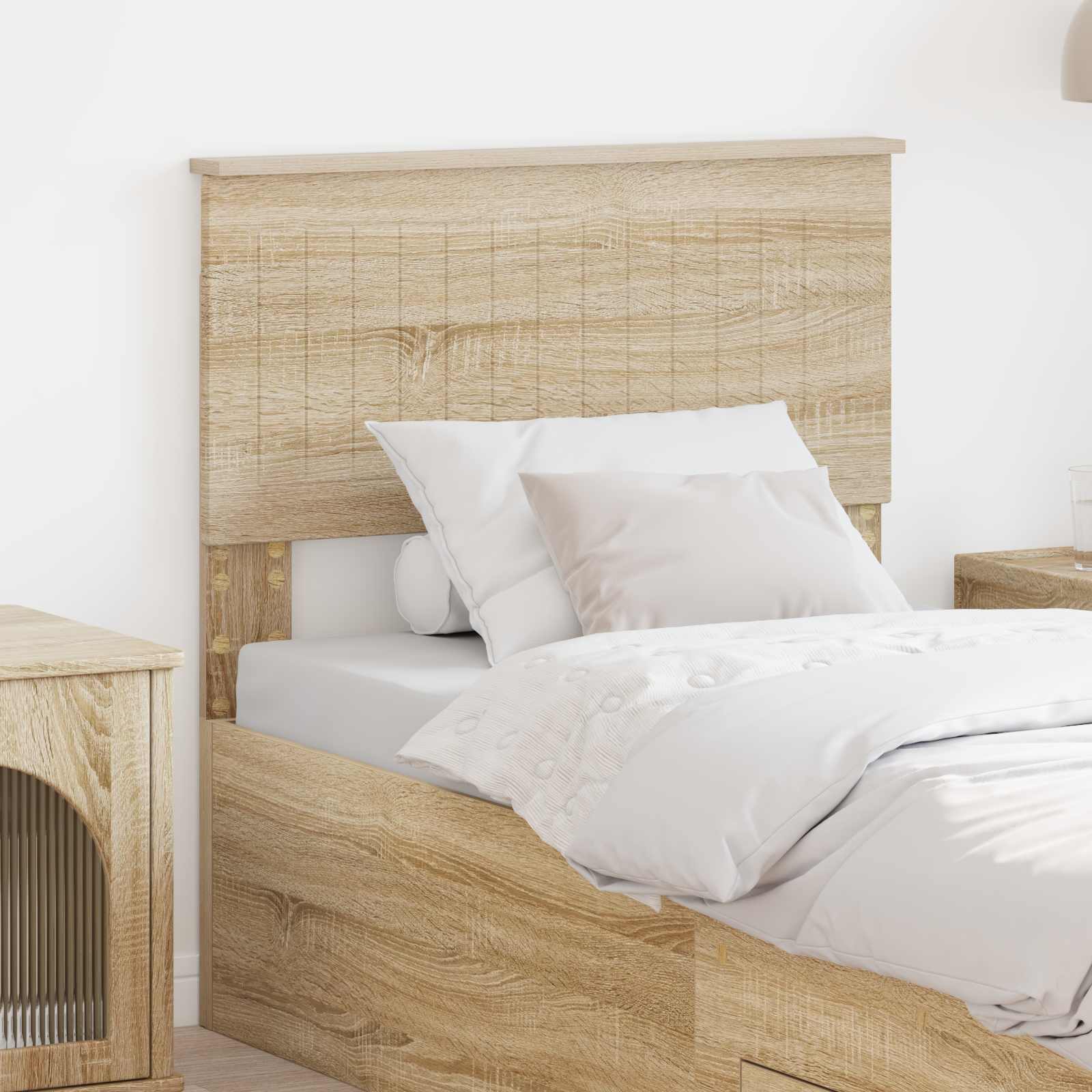 Hoofdbord Sonoma Eiken Bewerkt hout is nu te koop bij PeponiXL, paradijselijk wonen!