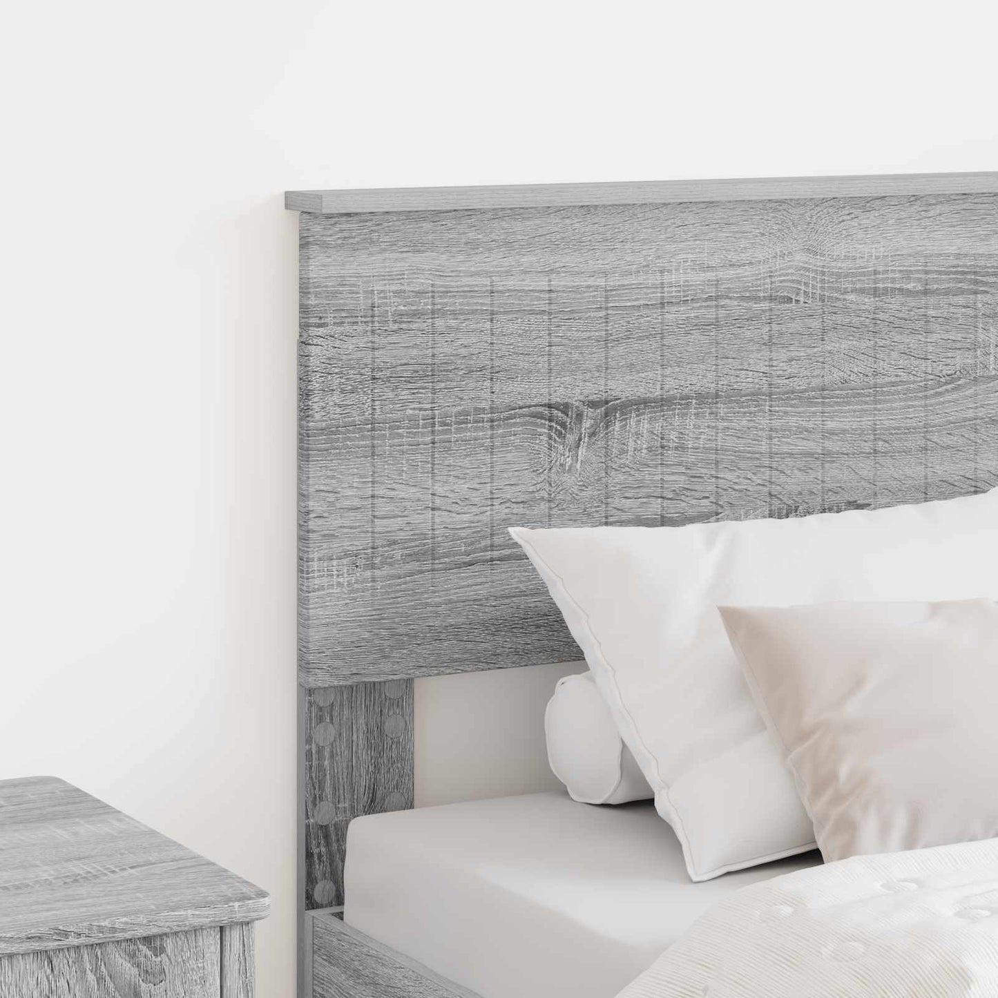 Hoofdbord Grijs Sonoma Bewerkt hout is nu te koop bij PeponiXL, paradijselijk wonen!
