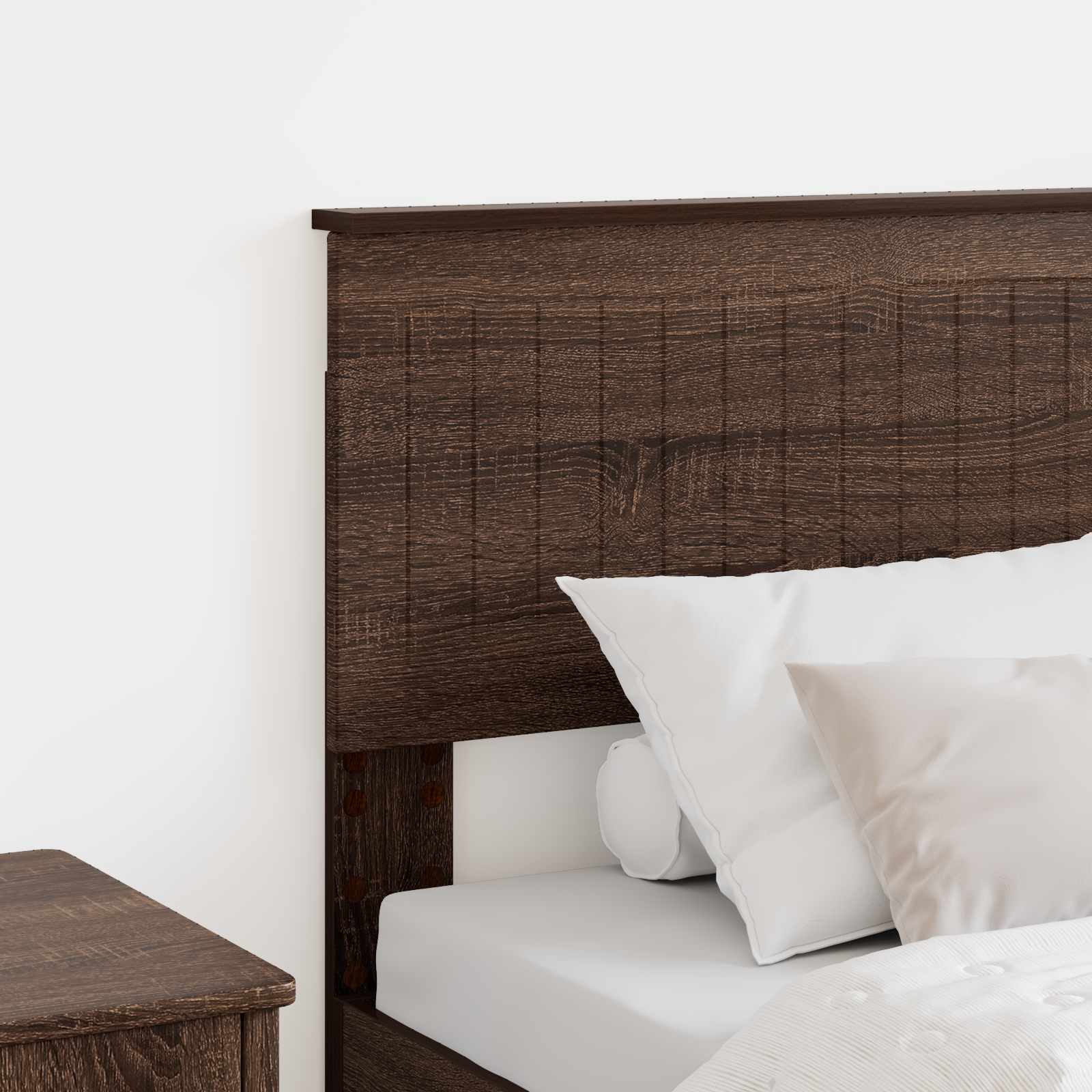 Hoofdbord Bruin Eiken Bewerkt hout is nu te koop bij PeponiXL, paradijselijk wonen!
