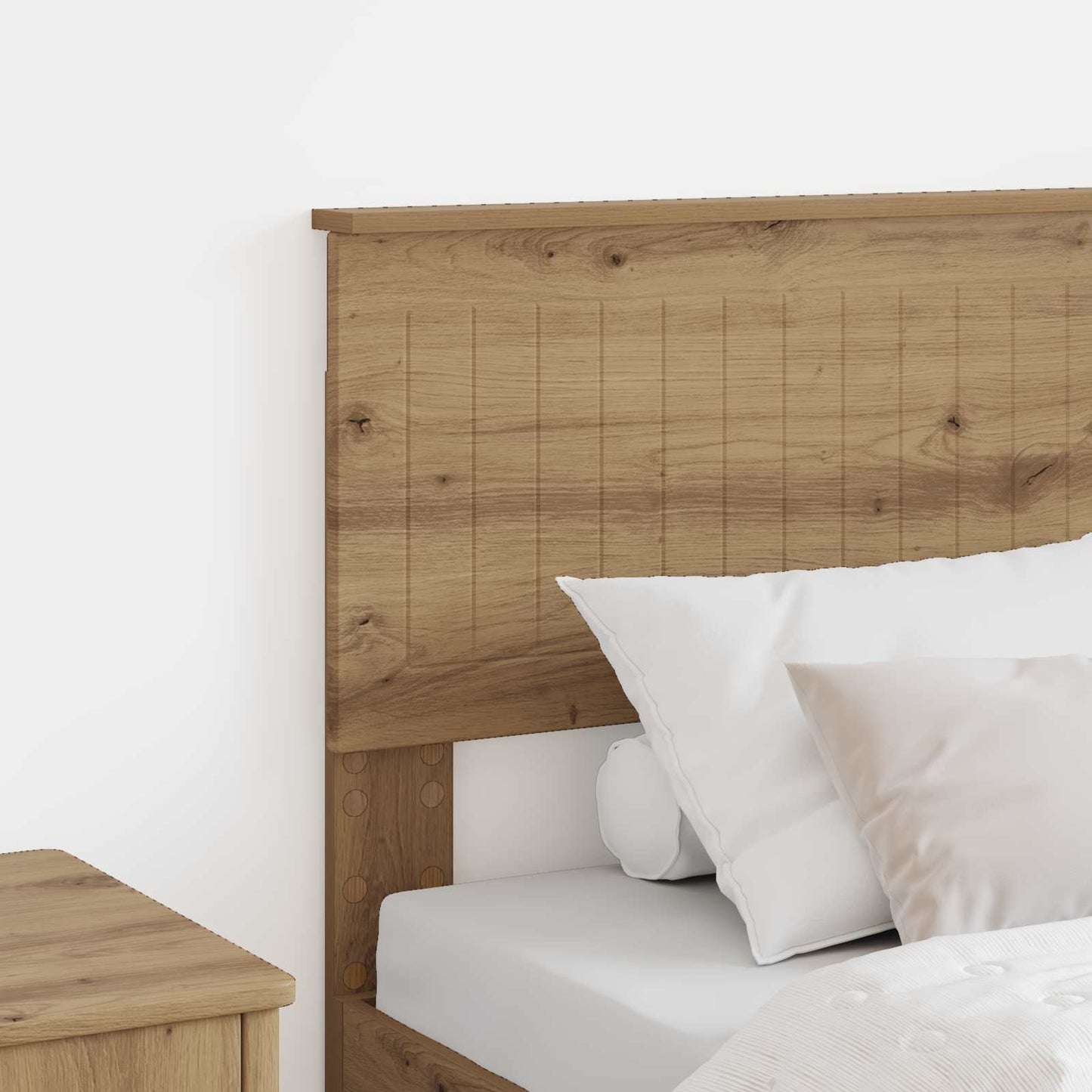 Hoofdbord Artisan Eiken Bewerkt hout is nu te koop bij PeponiXL, paradijselijk wonen!
