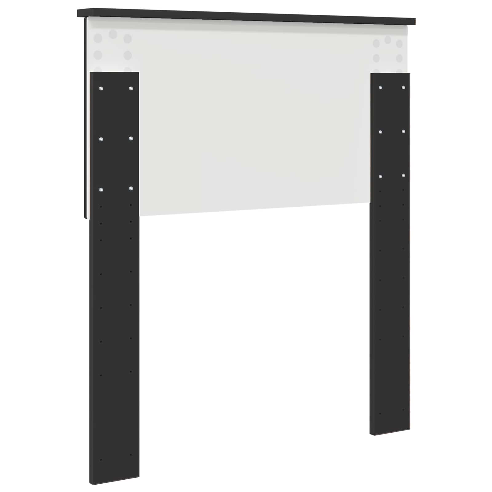 Hoofdbord Zwart Eiken Bewerkt hout is nu te koop bij PeponiXL, paradijselijk wonen!