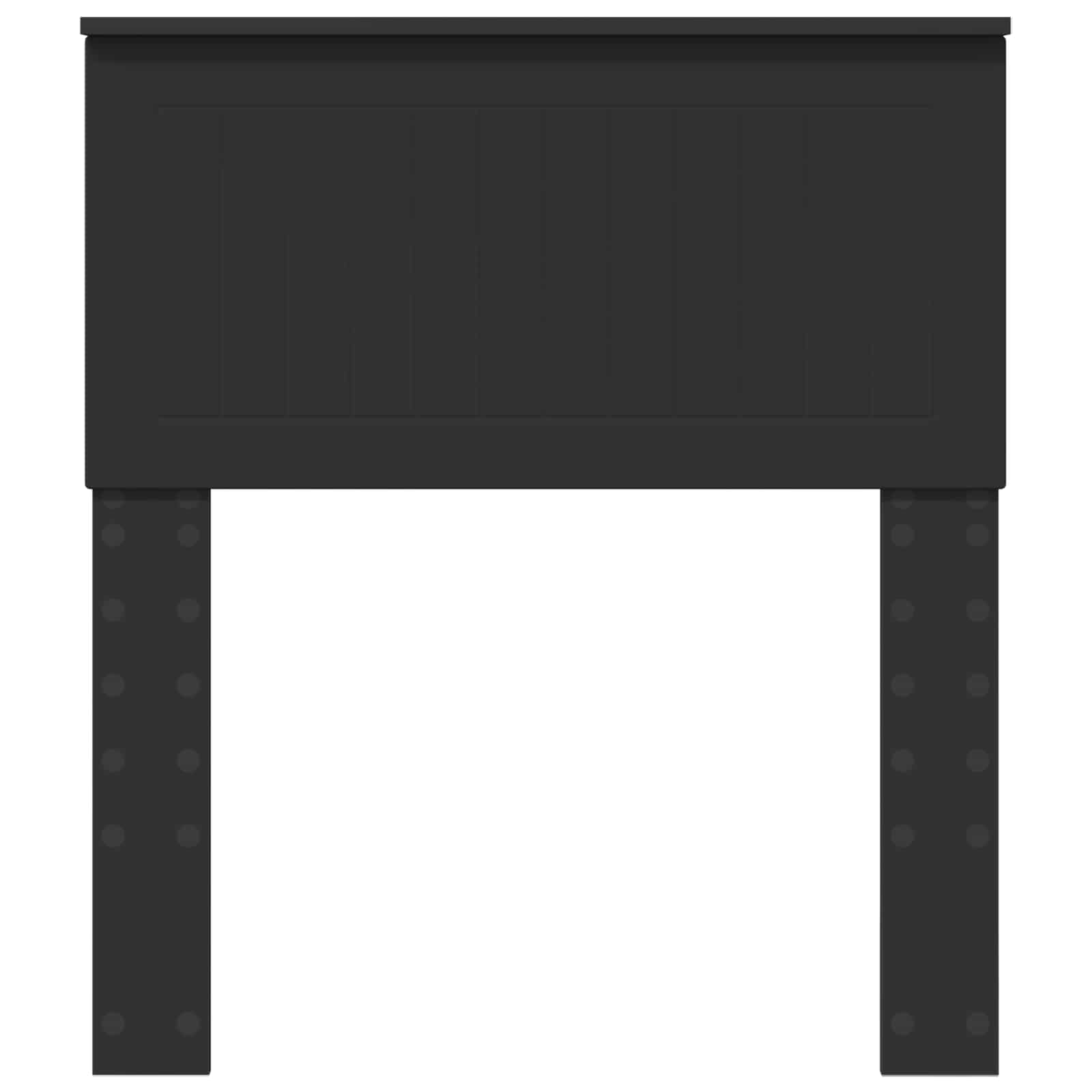 Hoofdbord Zwart Eiken Bewerkt hout is nu te koop bij PeponiXL, paradijselijk wonen!