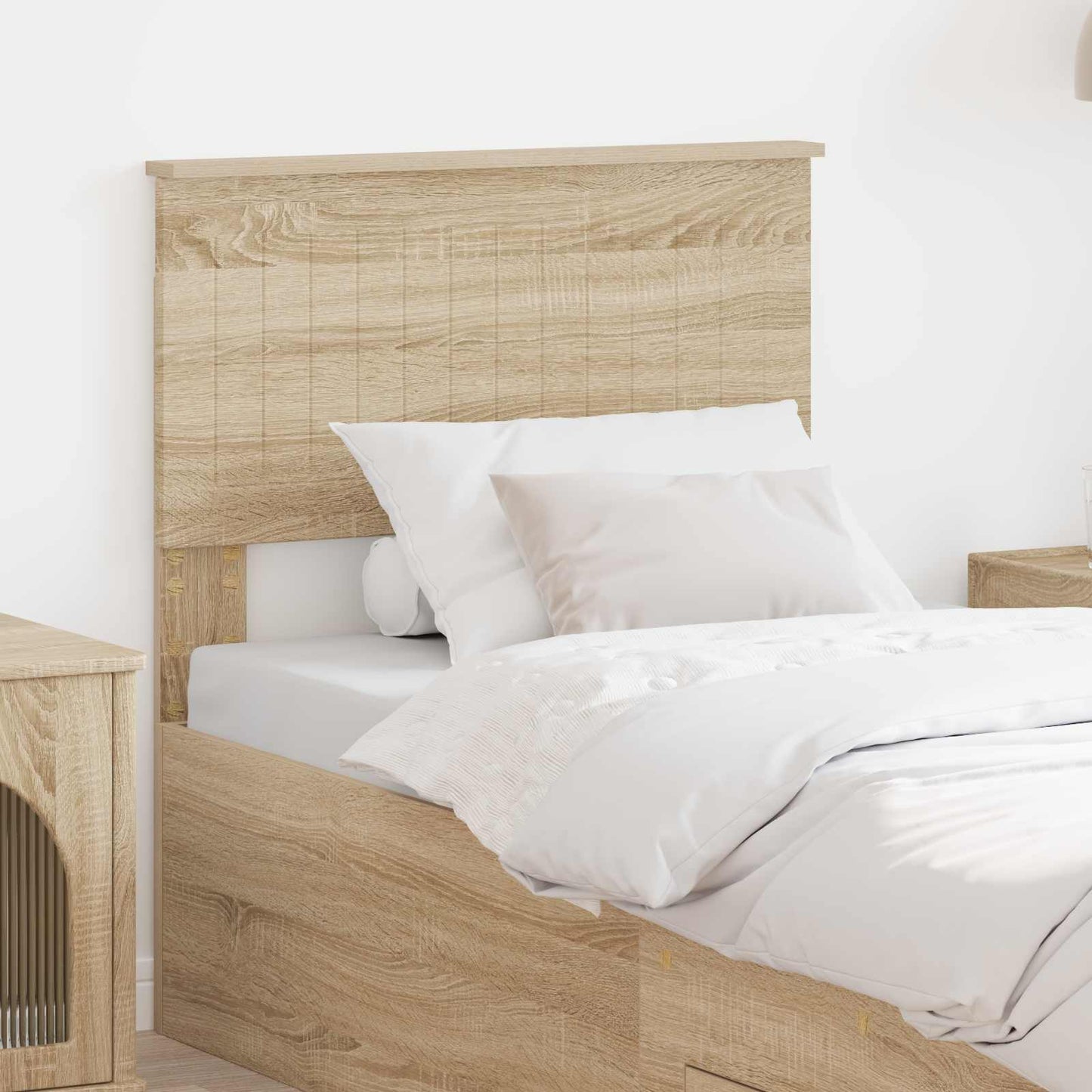 Hoofdbord Sonoma Eiken Bewerkt hout is nu te koop bij PeponiXL, paradijselijk wonen!