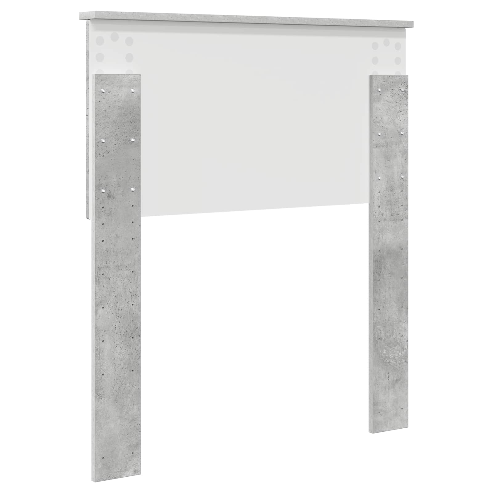Hoofdbord Beton Grijs Bewerkt hout is nu te koop bij PeponiXL, paradijselijk wonen!
