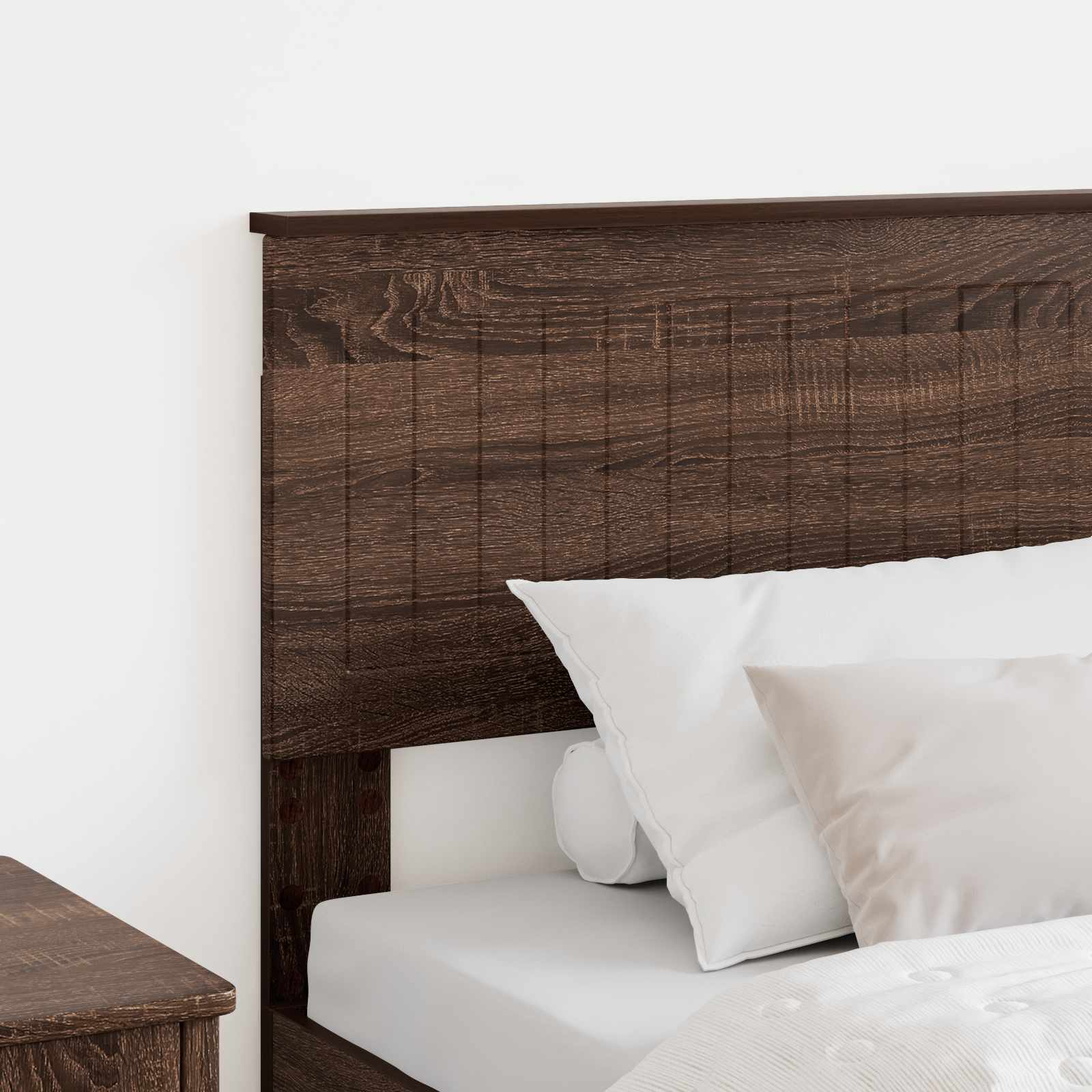 Hoofdbord Bruin Eiken Bewerkt hout is nu te koop bij PeponiXL, paradijselijk wonen!