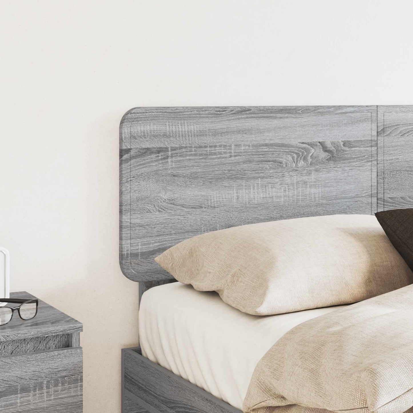 Hoofdbord Grijs Sonoma Bewerkt hout is nu te koop bij PeponiXL, paradijselijk wonen!