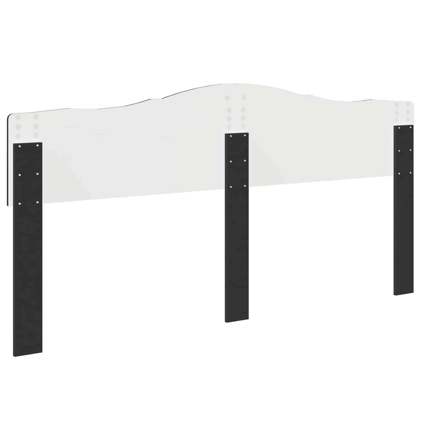 Hoofdbord Zwart Eiken Bewerkt hout is nu te koop bij PeponiXL, paradijselijk wonen!
