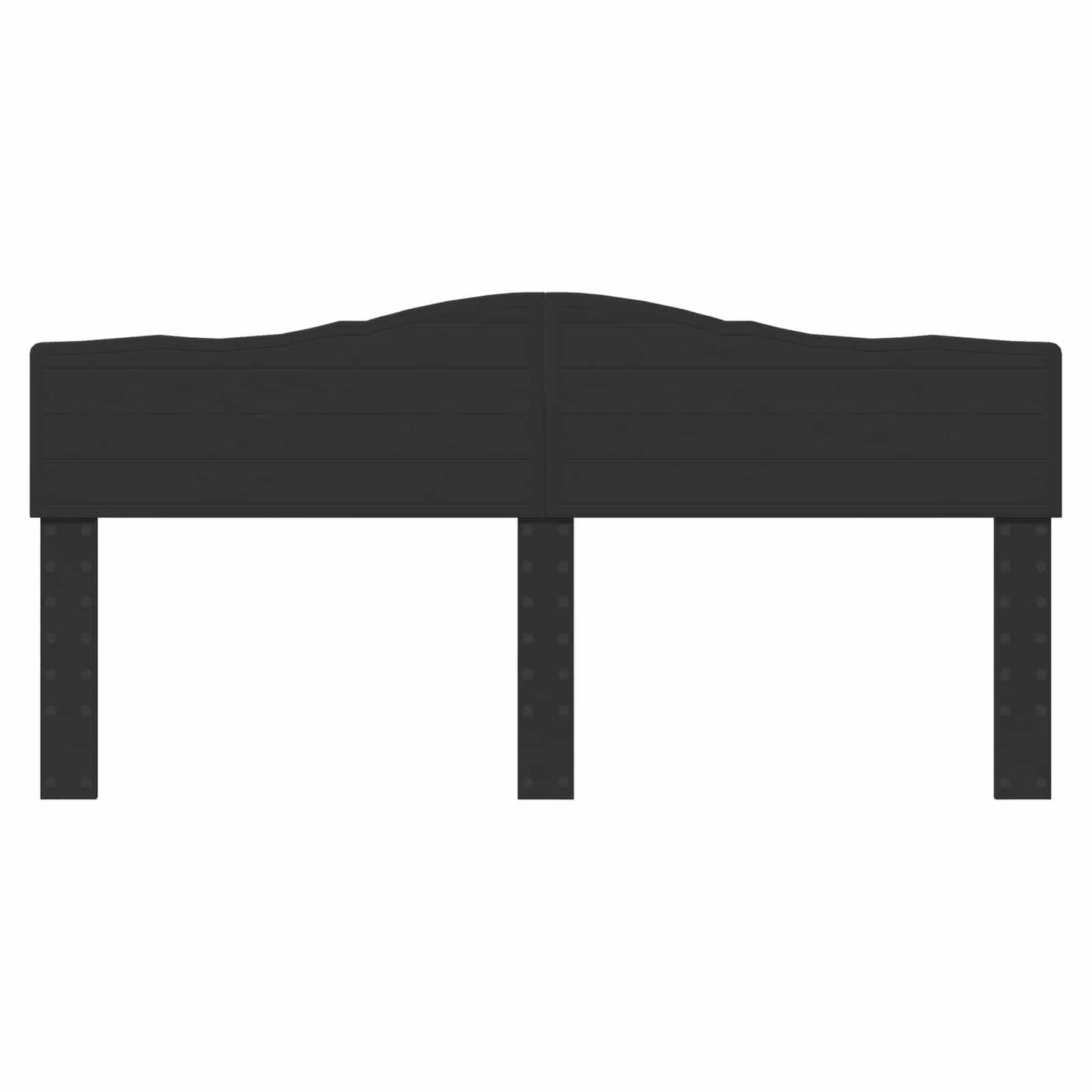 Hoofdbord Zwart Eiken Bewerkt hout is nu te koop bij PeponiXL, paradijselijk wonen!