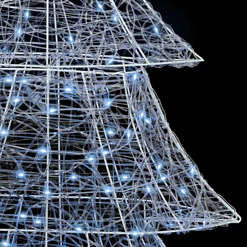 Kerstboom met 240 LED Koudwit 180 cm Acryl is nu te koop bij PeponiXL, paradijselijk wonen!