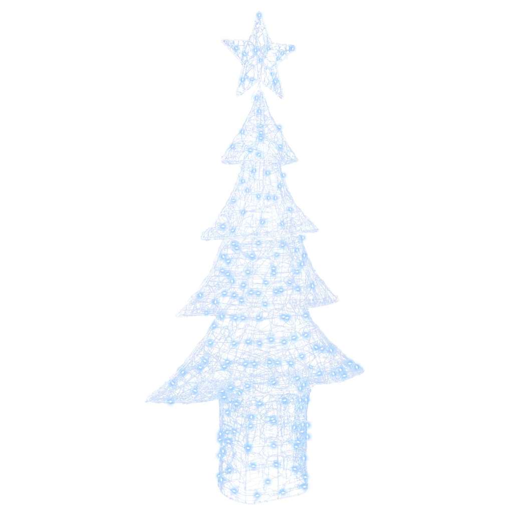 Kerstboom met 240 LED Koudwit 180 cm Acryl is nu te koop bij PeponiXL, paradijselijk wonen!