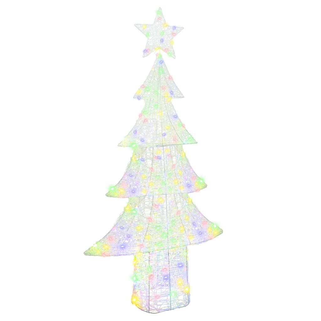 Kerstboom met 240 LED Multikleur 180 cm Acryl is nu te koop bij PeponiXL, paradijselijk wonen!