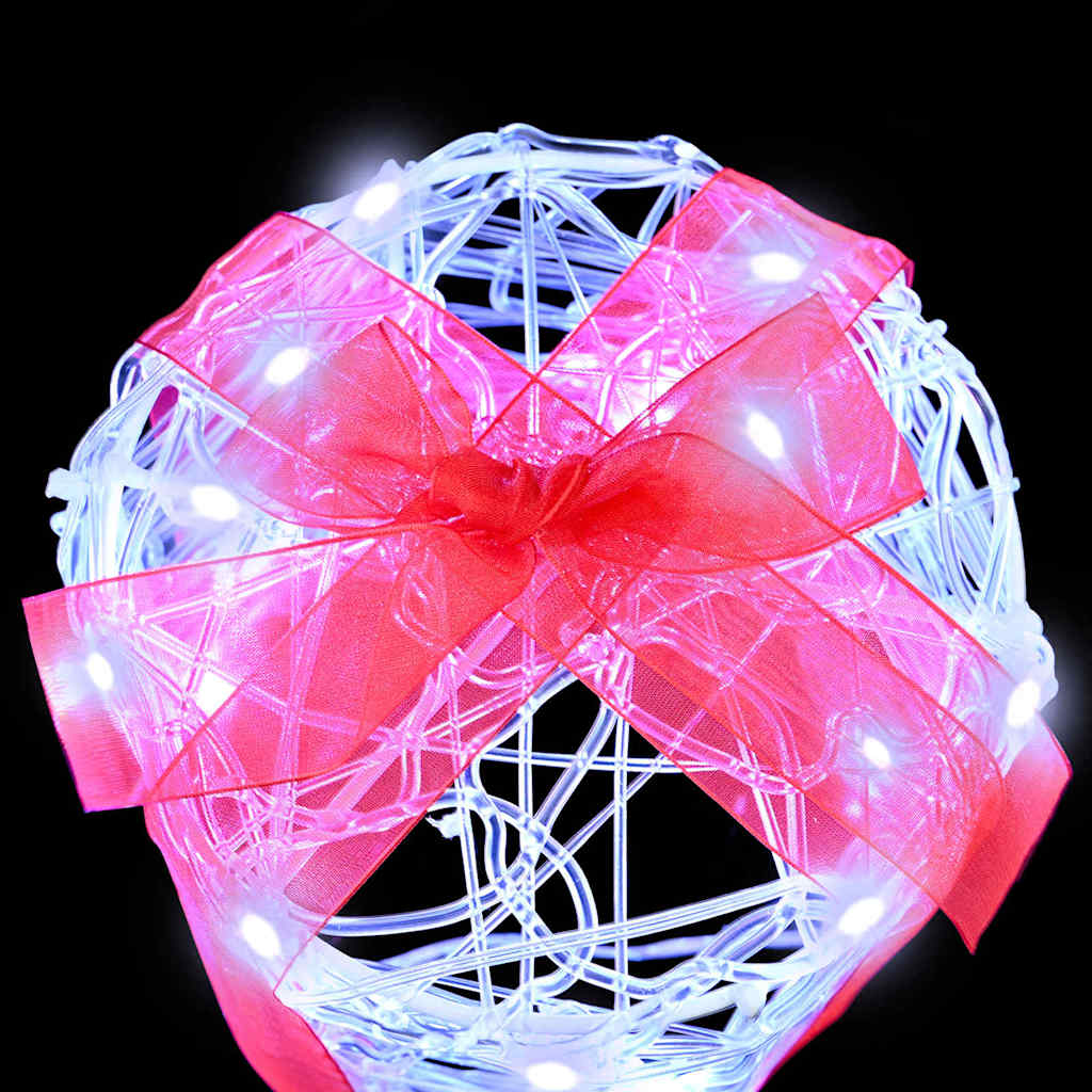 Decoratie voor Geschenkdoos 3 pcs Koudwit 20 x 20 x 21 cm Acryl is nu te koop bij PeponiXL, paradijselijk wonen!