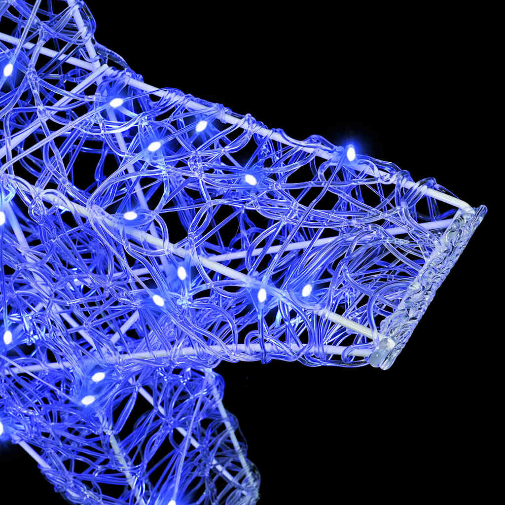 3D Ster met 50 LED Blauw 55 x 53,5 x 10 cm Acryl is nu te koop bij PeponiXL, paradijselijk wonen!