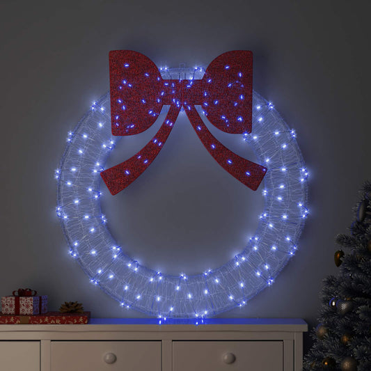 Krans met 150 LED Blauw 120 cm Acryl is nu te koop bij PeponiXL, paradijselijk wonen!