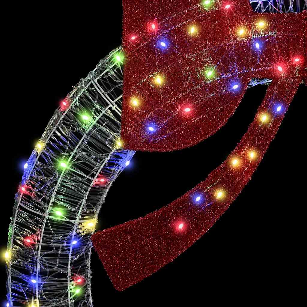 Krans met 150 LED Multikleur 120 cm Acryl is nu te koop bij PeponiXL, paradijselijk wonen!