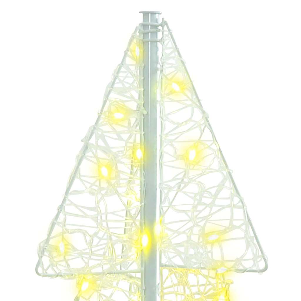 Kerstboom met 100 LED Warmwit 120 cm Acryl is nu te koop bij PeponiXL, paradijselijk wonen!