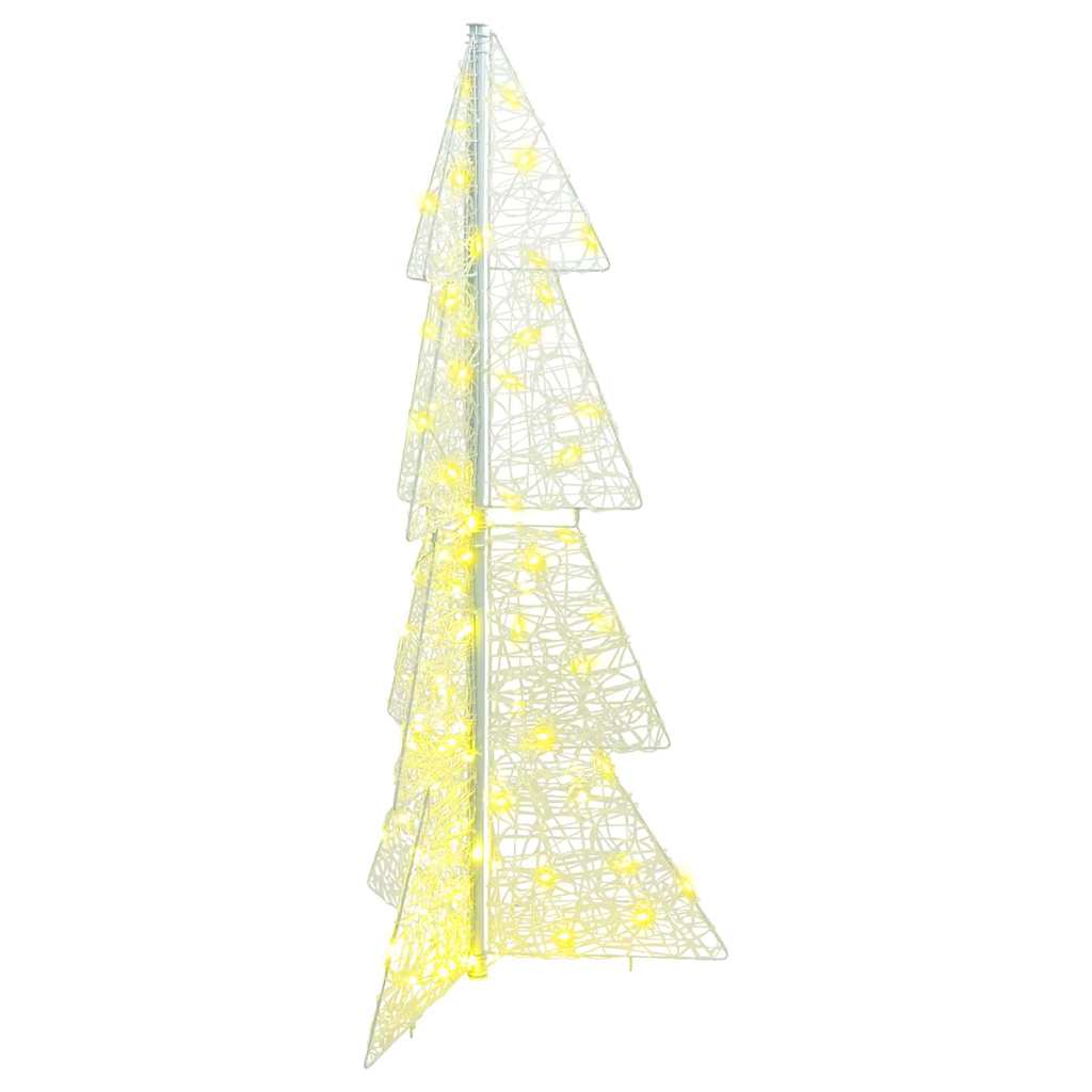 Kerstboom met 100 LED Warmwit 120 cm Acryl is nu te koop bij PeponiXL, paradijselijk wonen!