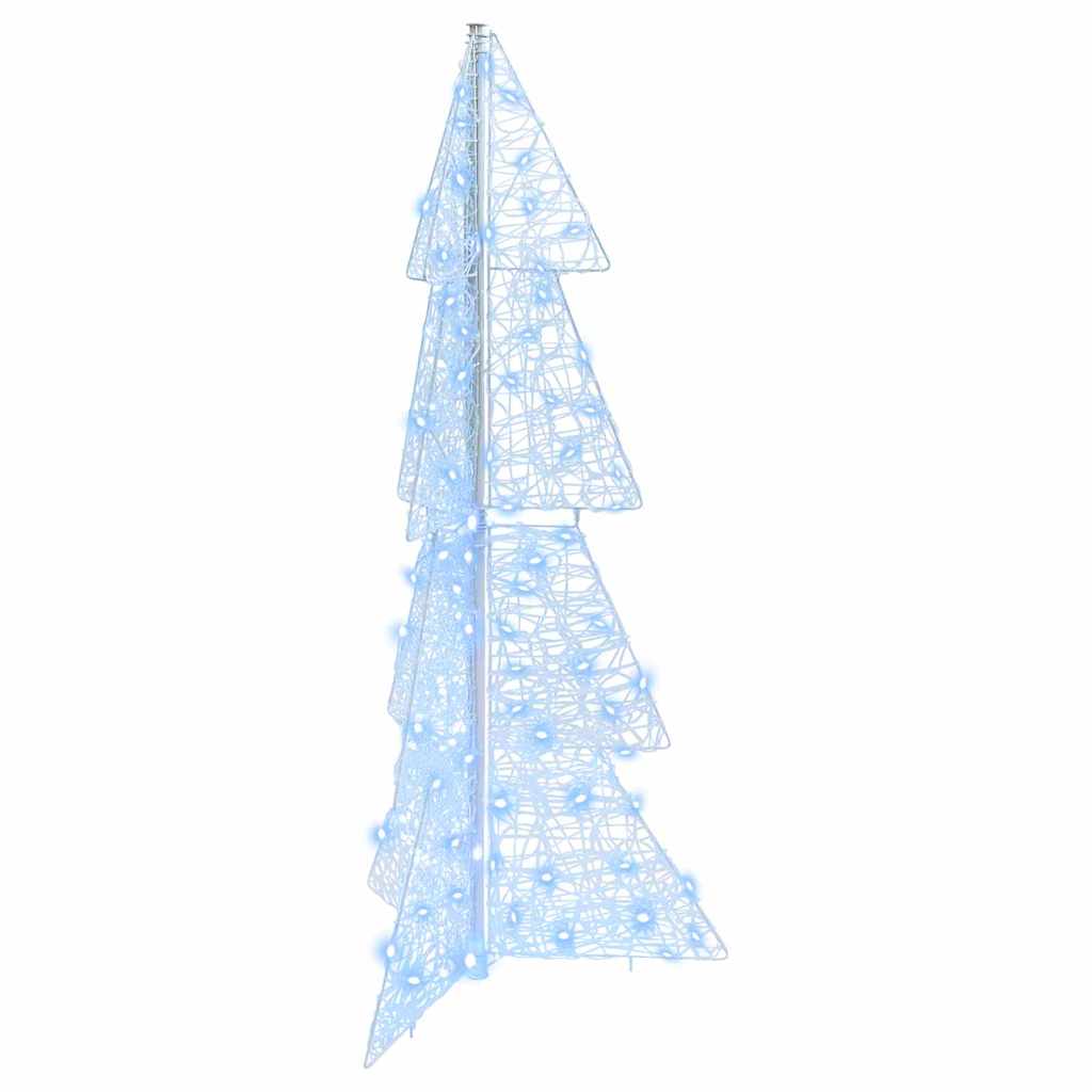 Kerstboom met 100 LED Koud Wit 120 cm Acryl is nu te koop bij PeponiXL, paradijselijk wonen!