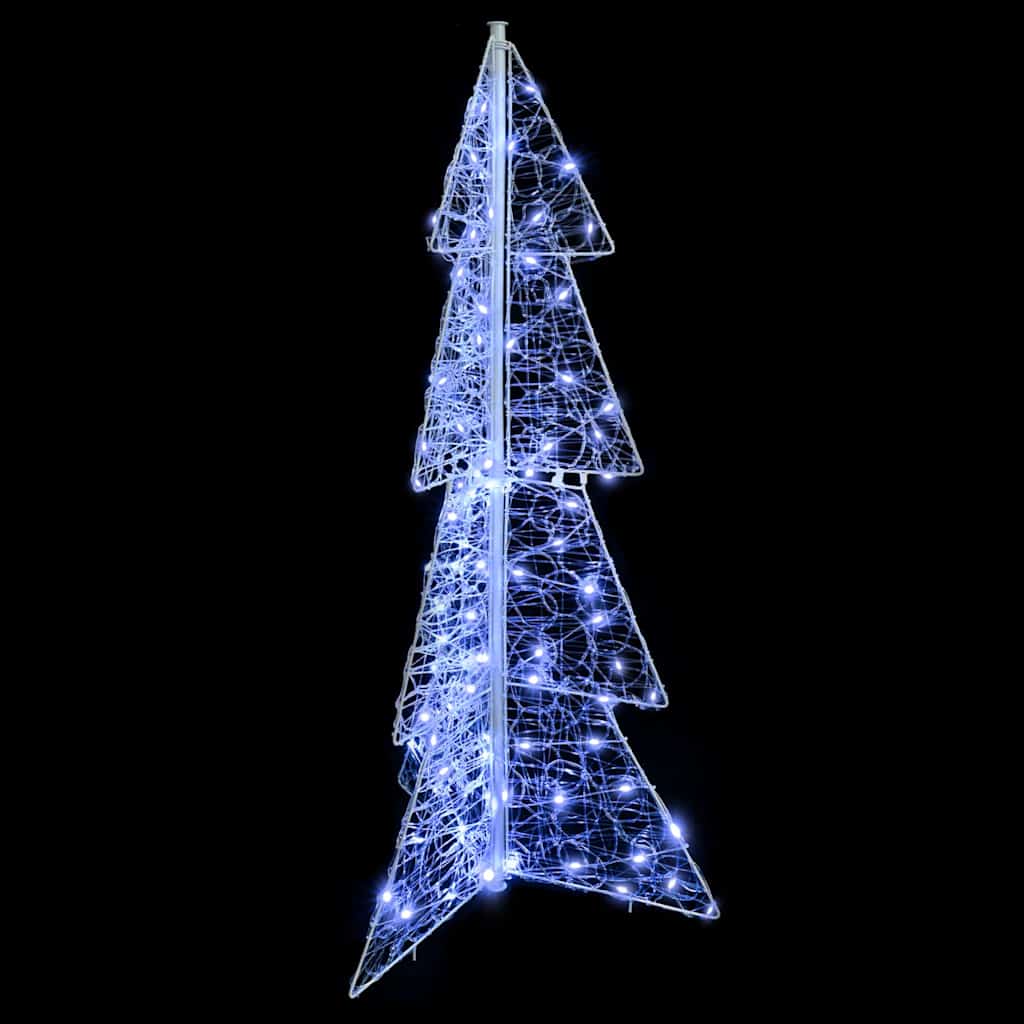 Kerstboom met 100 LED Koud Wit 120 cm Acryl is nu te koop bij PeponiXL, paradijselijk wonen!
