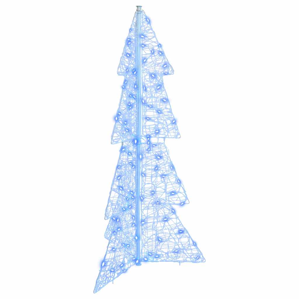 Kerstboom met 100 LED Blauw 120 cm Acryl is nu te koop bij PeponiXL, paradijselijk wonen!