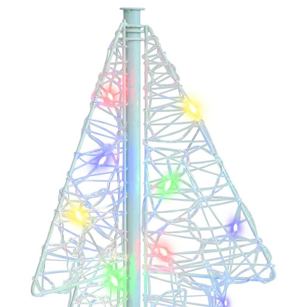 Kerstboom met 100 LED Multikleur 120 cm Acryl is nu te koop bij PeponiXL, paradijselijk wonen!