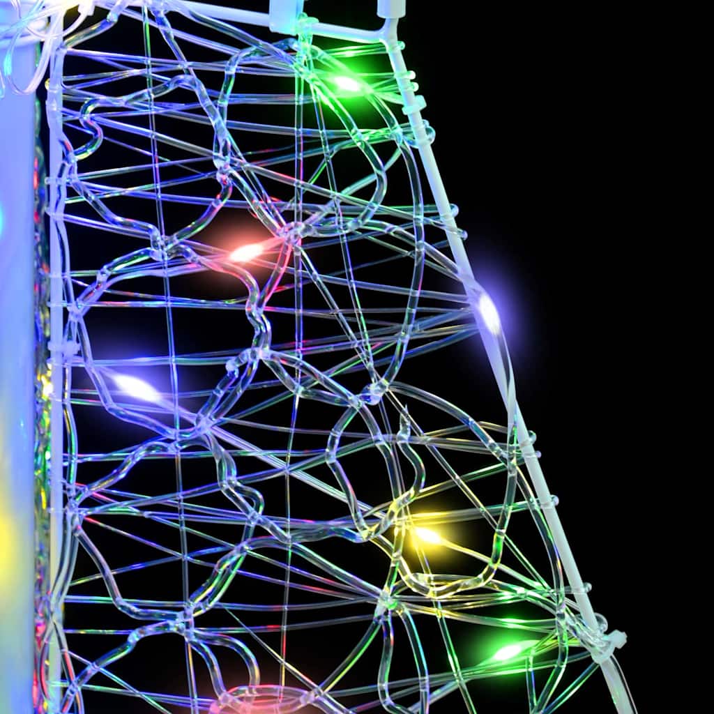 Kerstboom met 100 LED Multikleur 120 cm Acryl is nu te koop bij PeponiXL, paradijselijk wonen!