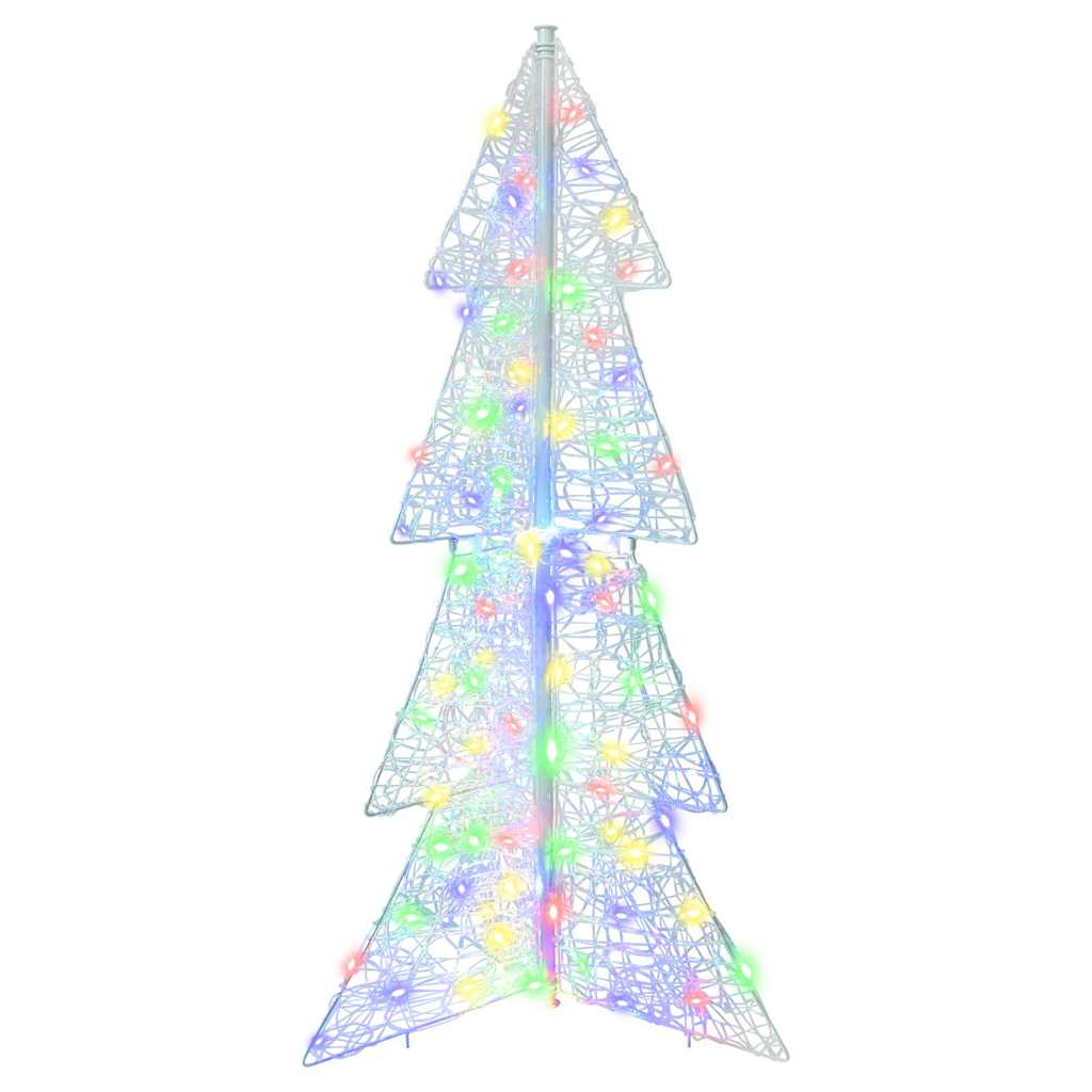 Kerstboom met 100 LED Multikleur 120 cm Acryl is nu te koop bij PeponiXL, paradijselijk wonen!