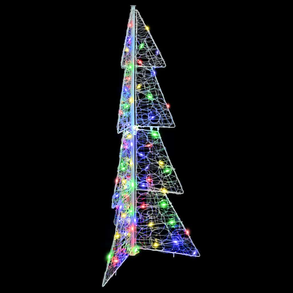 Kerstboom met 100 LED Multikleur 120 cm Acryl is nu te koop bij PeponiXL, paradijselijk wonen!