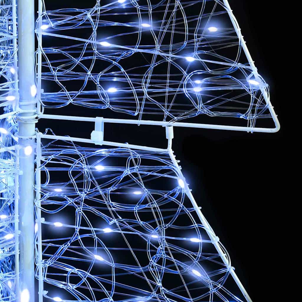 Kerstboom met 160 LED Koud Wit 150 cm Acryl is nu te koop bij PeponiXL, paradijselijk wonen!