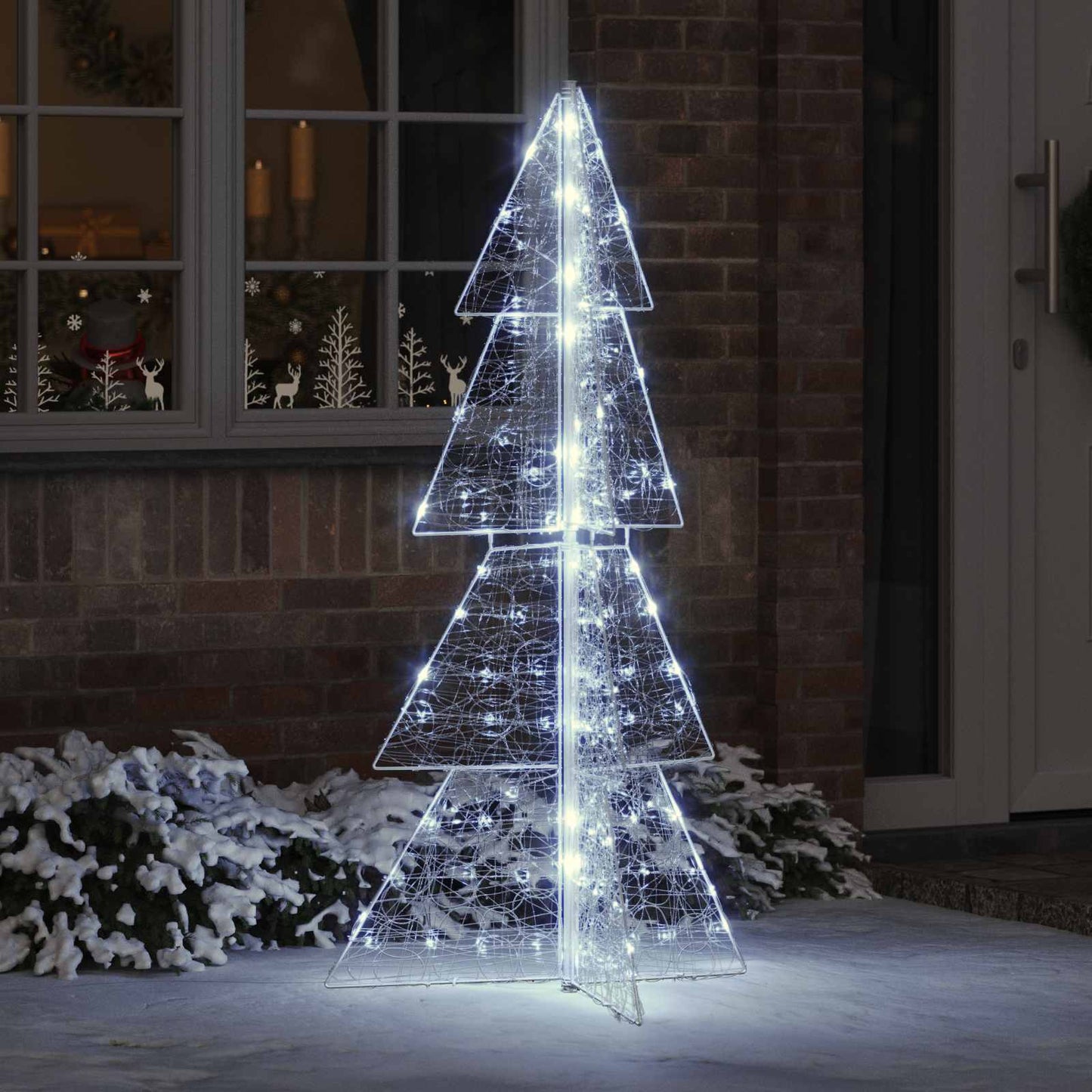 Kerstboom met 160 LED Koud Wit 150 cm Acryl is nu te koop bij PeponiXL, paradijselijk wonen!