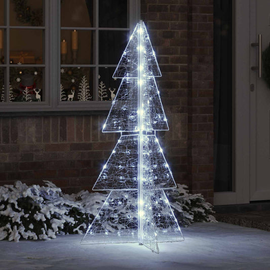 Kerstboom met 160 LED Koud Wit 150 cm Acryl is nu te koop bij PeponiXL, paradijselijk wonen!