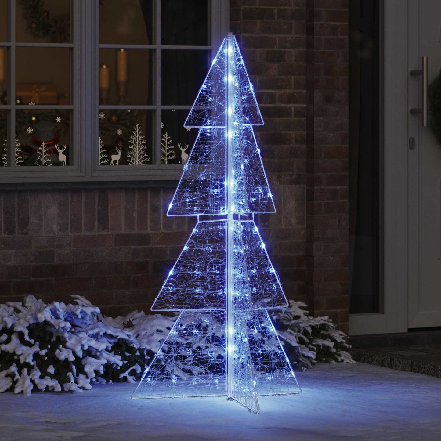 Kerstboom met 160 LED Blauw 150 cm Acryl is nu te koop bij PeponiXL, paradijselijk wonen!