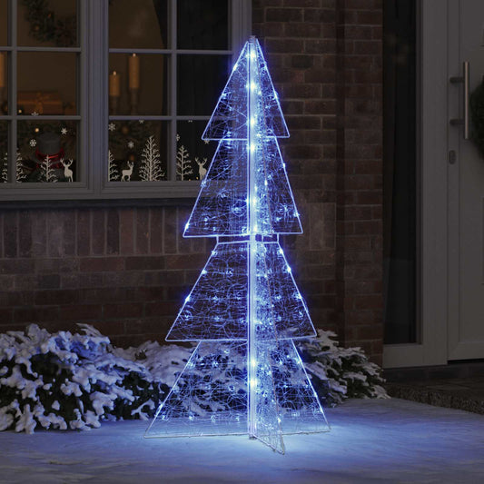 Kerstboom met 160 LED Blauw 150 cm Acryl is nu te koop bij PeponiXL, paradijselijk wonen!