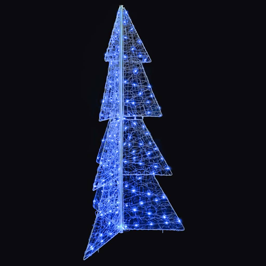 Kerstboom met 160 LED Blauw 150 cm Acryl is nu te koop bij PeponiXL, paradijselijk wonen!